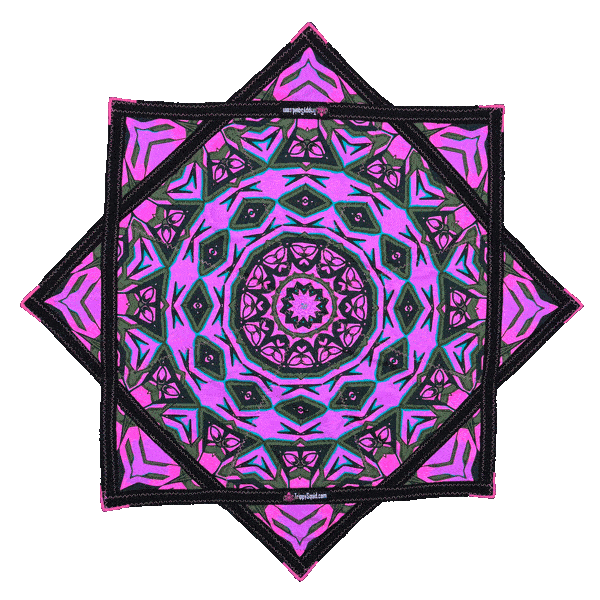 035 - Pink Robotic Fractal (UV-Reactive) 26"