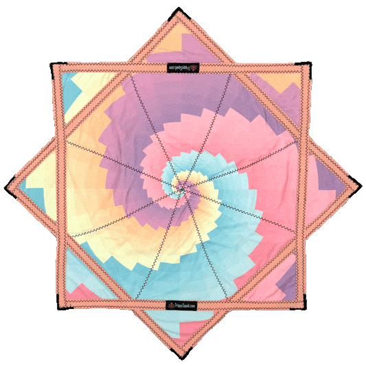 026 -Sherbet Spiral Pastel Flowstar (Non-UV) 26"