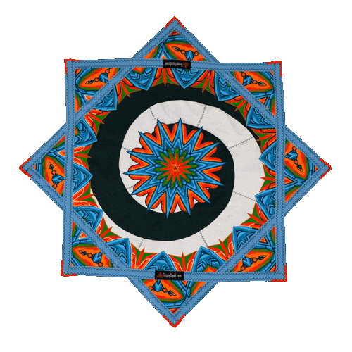 Micro.046 - Hypno Pumpkin Flowstar (UV-Reactive) 20"