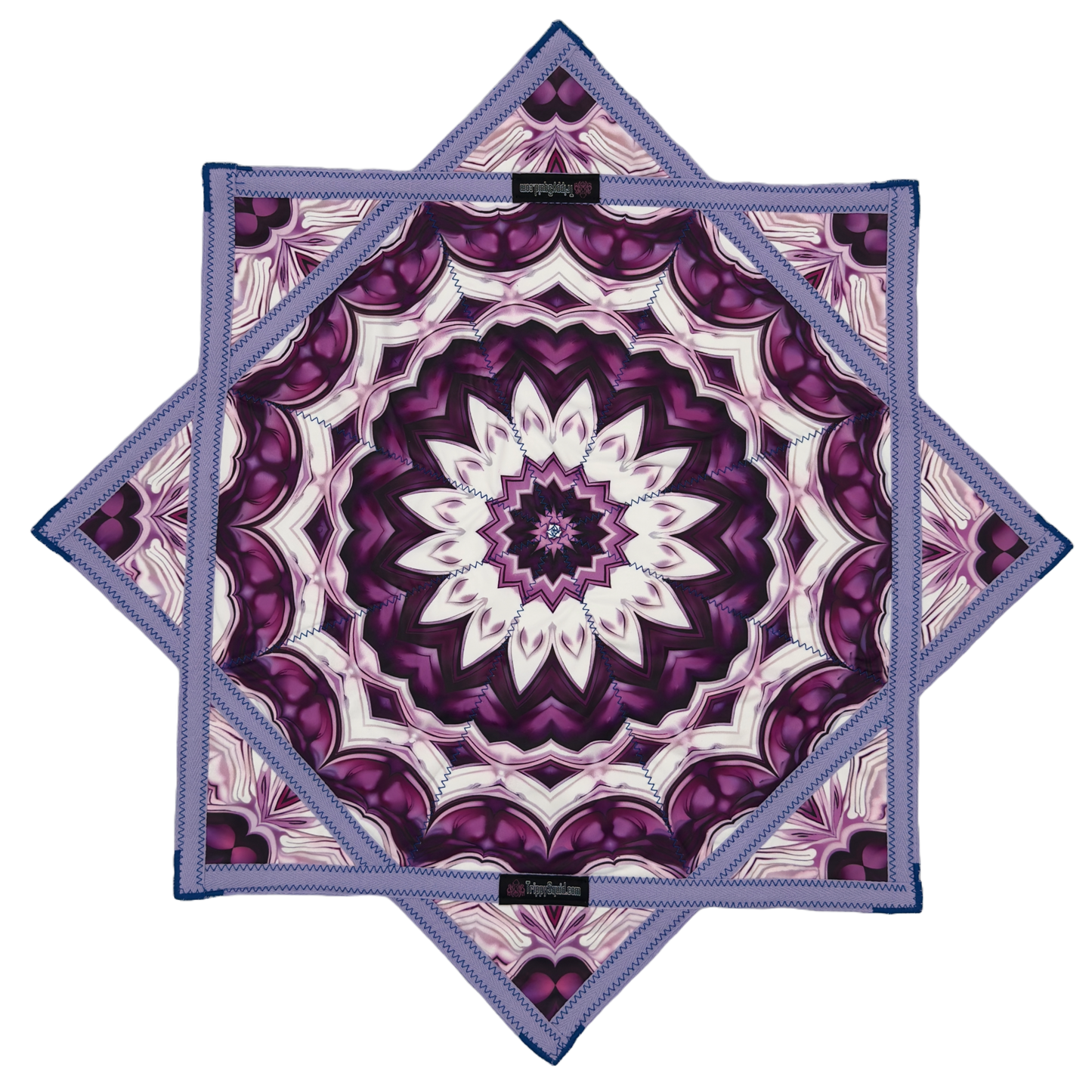 013.Mini - Blue & Purple Flower Flowstar (Non-UV) 24"