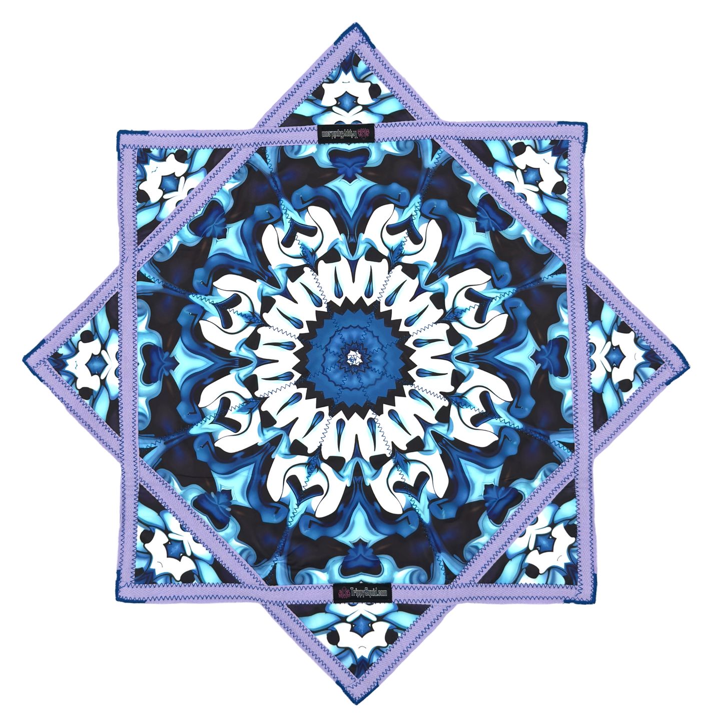 013.Mini - Blue & Purple Flower Flowstar (Non-UV) 24"