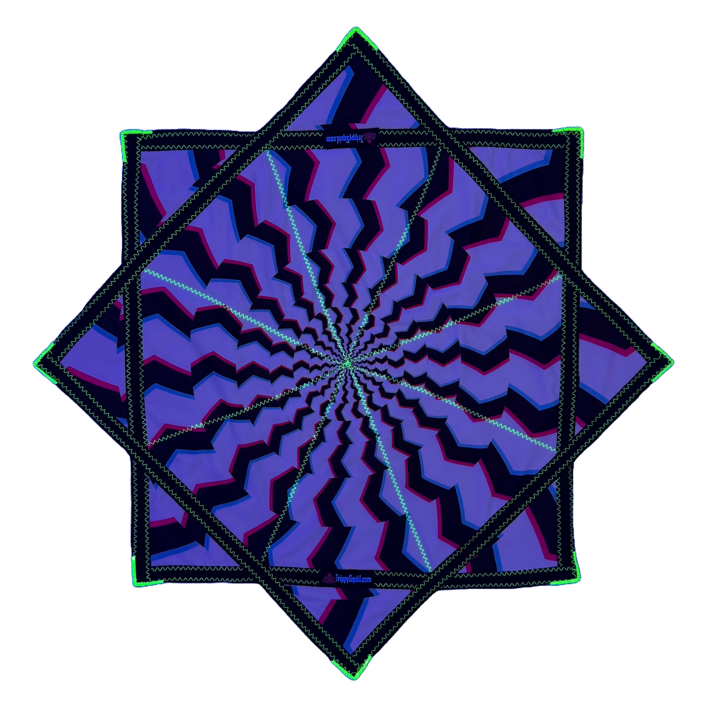 021 - B&W Illusion Star (UV Stitching) 26"