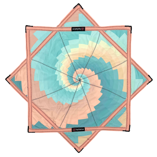 026 -Sherbet Spiral Pastel Flowstar (Non-UV) 26"