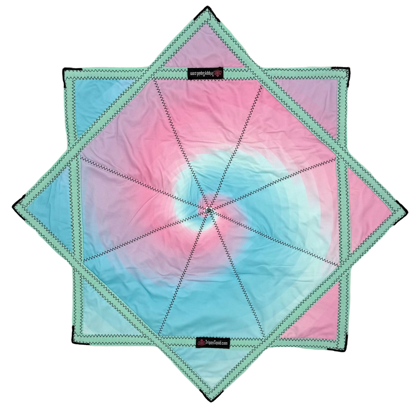 024 - Blue Spiral Pastel Flowstar (Non-UV) 26"