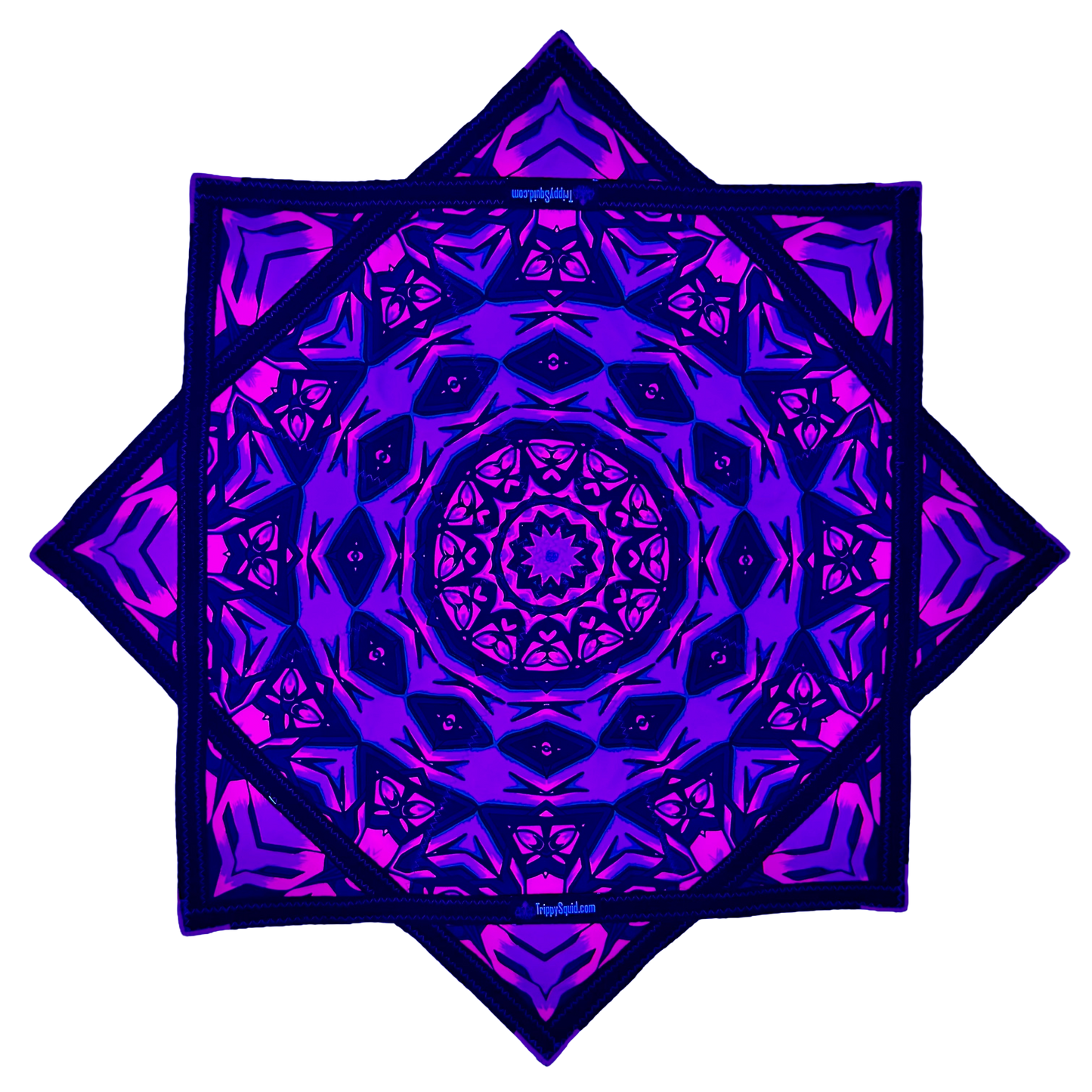 035.Mini - Pink Robotic Fractal (UV-Reactive) 24"