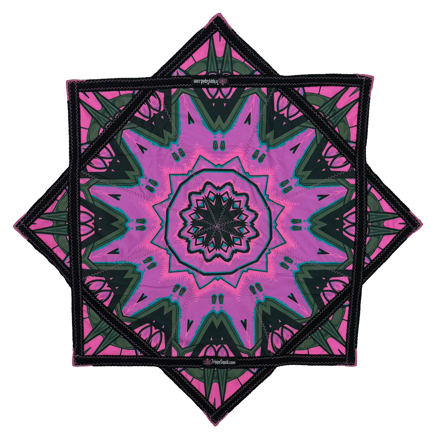 035 - Pink Robotic Fractal (UV-Reactive) 26"