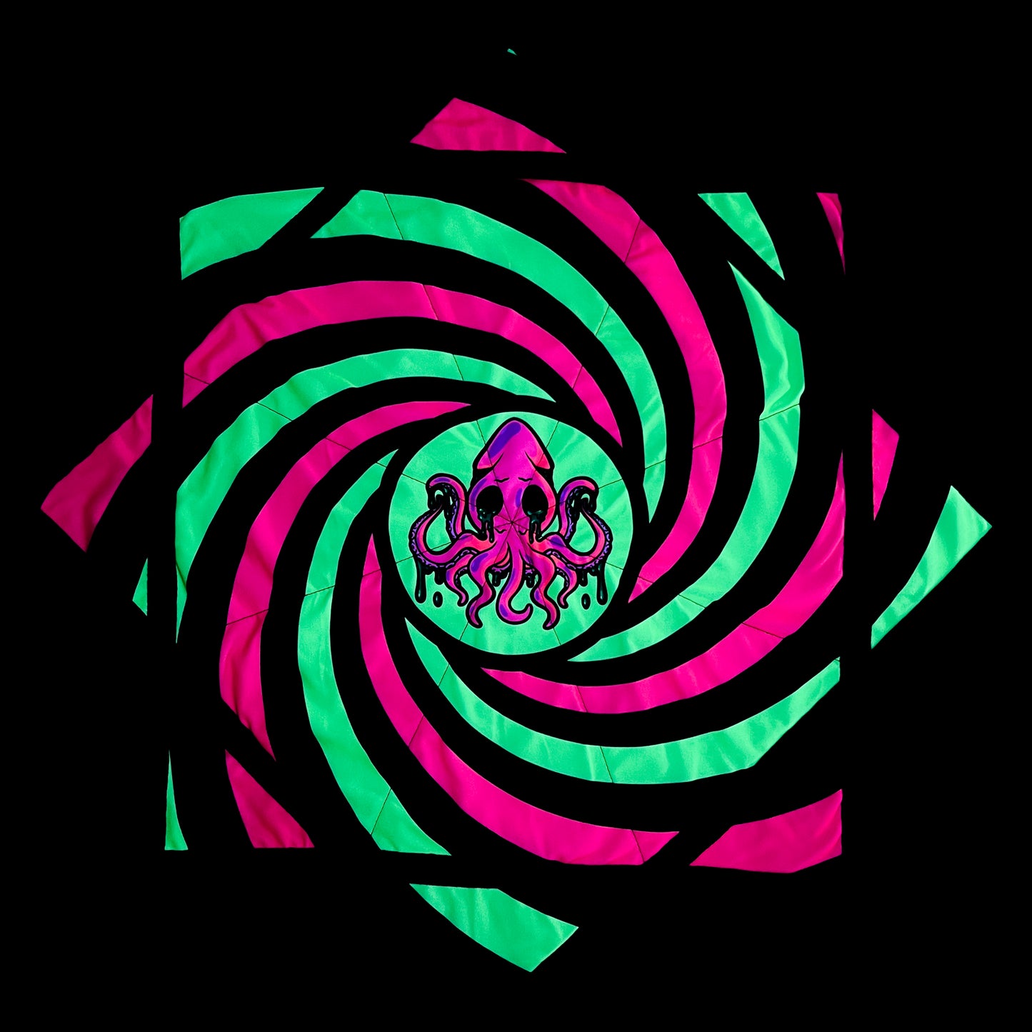 001 - Trippy Squid Edition Flow Star (UV REACTIVE + 2x Sided)