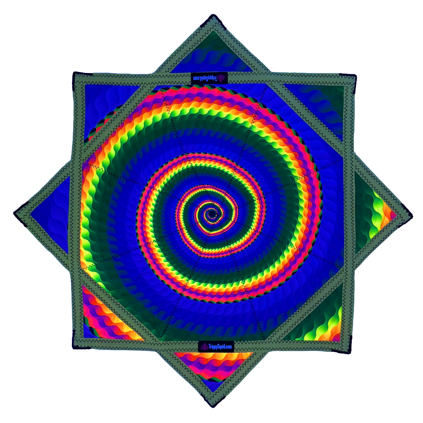 039.Mini - Rainbow Road Flowstar 24" (UV-Reactive)