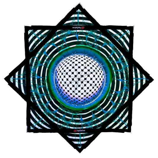 inkling.045 - Hellraiser Spiral Flowstar (UV-Reactive)14"