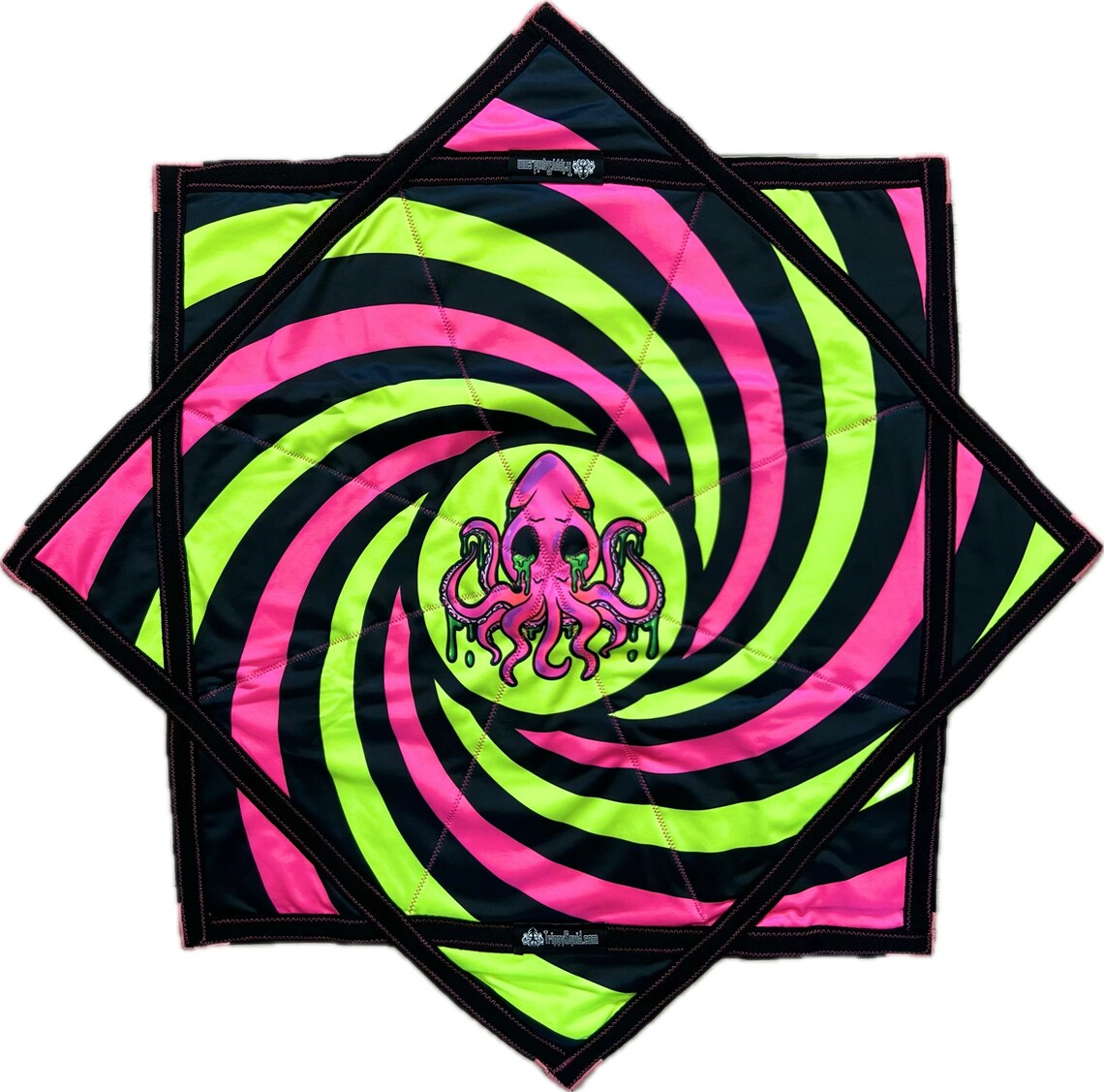 001 - Trippy Squid Edition Flow Star (UV REACTIVE + 2x Sided)