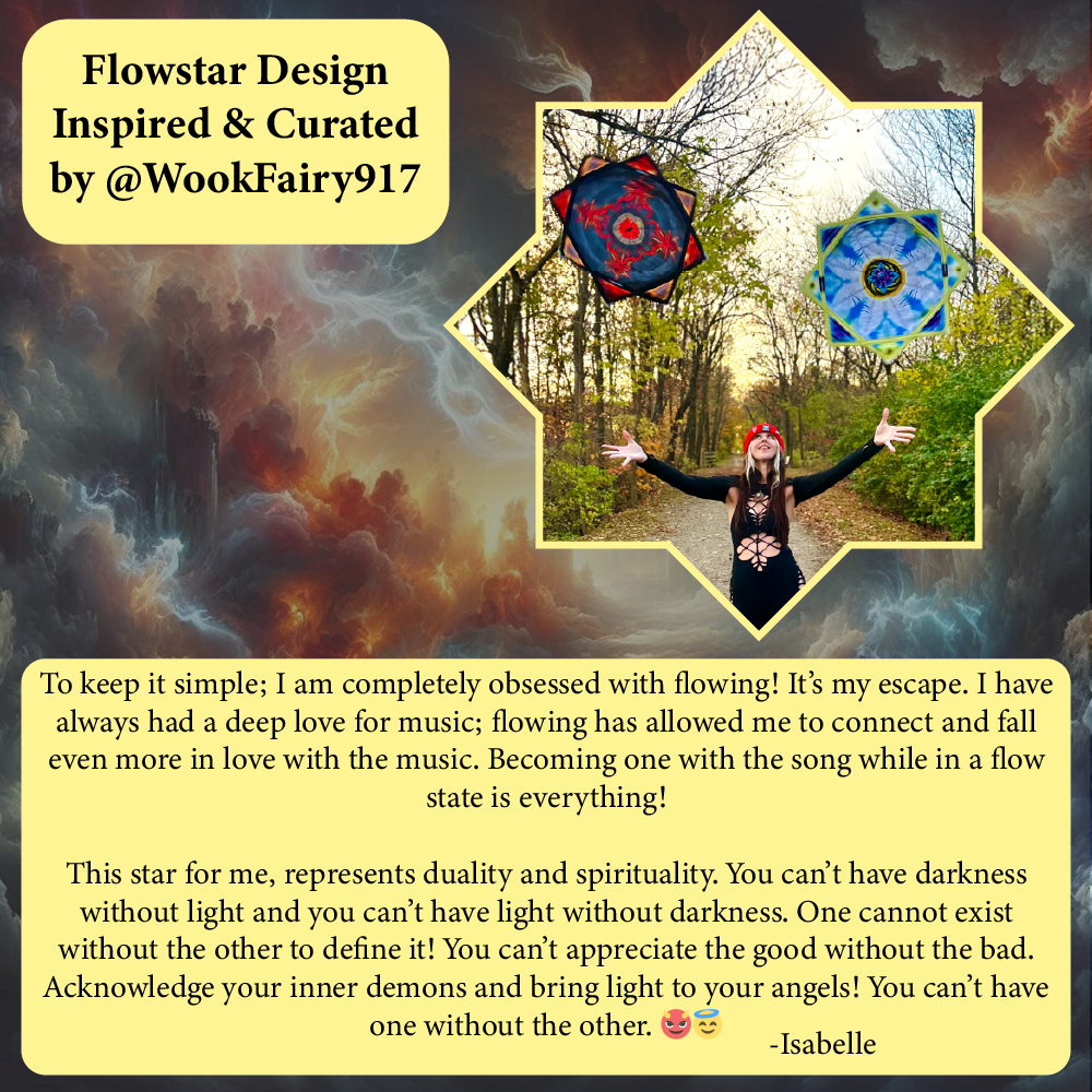 Mini.041 - Duality Fairy Flowstar 24" (Non-UV)