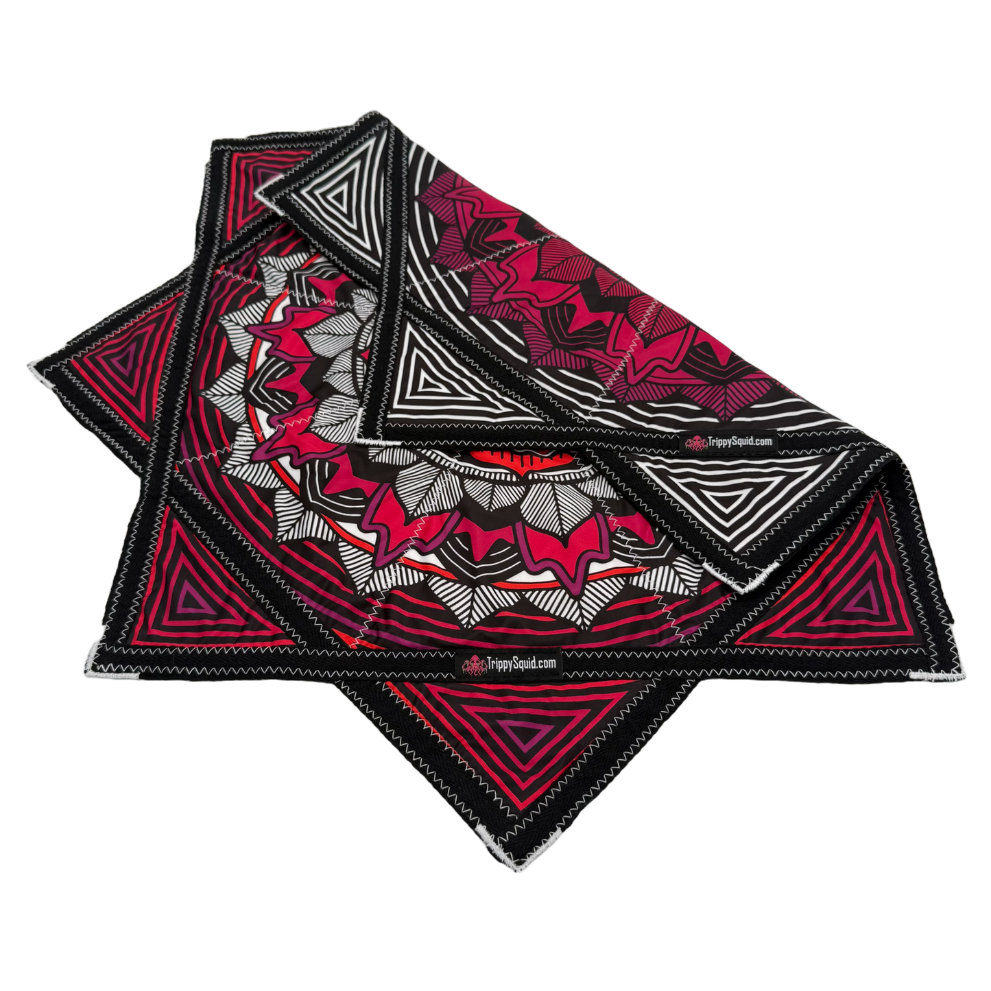 014 - Red, B/W Flower Flowstar (NON-UV) 26"