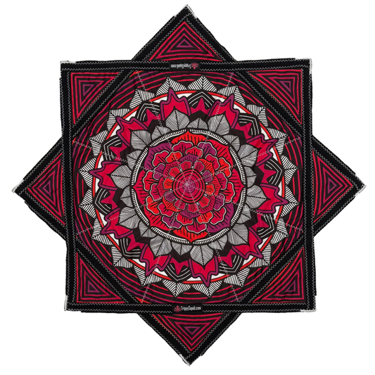 014 - Red, B/W Flower Flowstar (NON-UV) 26"
