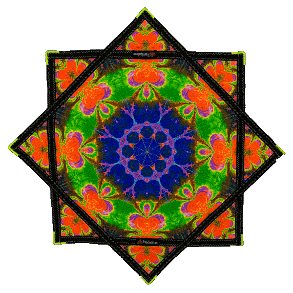 023 - Plasma Daisy - Trippy Wearz Collab Flowstar (UV-Reactive) 26"