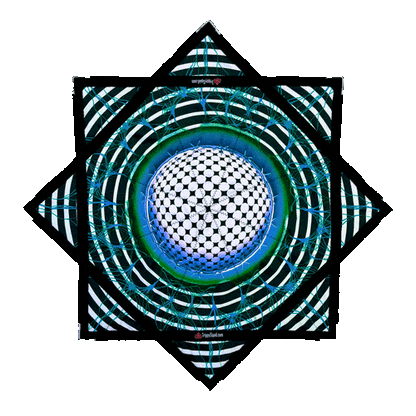 045.Mini - Hellraiser Spiral Flowstar 24" (UV-Reactive)