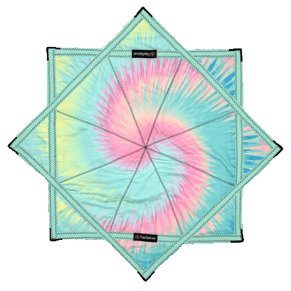 024 - Blue Spiral Pastel Flowstar (Non-UV) 26"