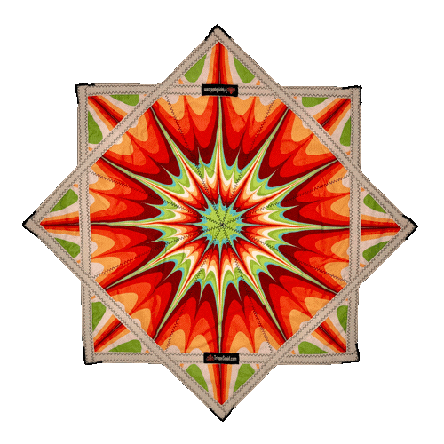 048.Hippie Tie Dye Flowstar (Non-UV) 26"