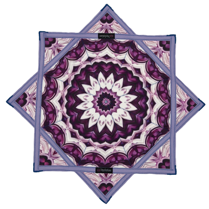 013 - Blue & Purple Flower Flowstar (Non-UV)