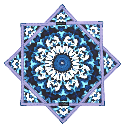 013 - Blue & Purple Flower Flowstar (Non-UV)
