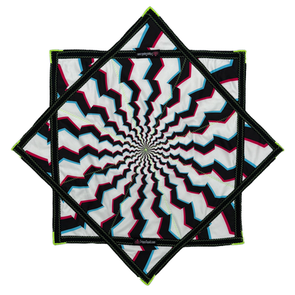 021 - B&W Illusion Star (UV Stitching) 26"