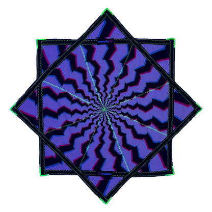 021 - B&W Illusion Star (UV Stitching) 26"