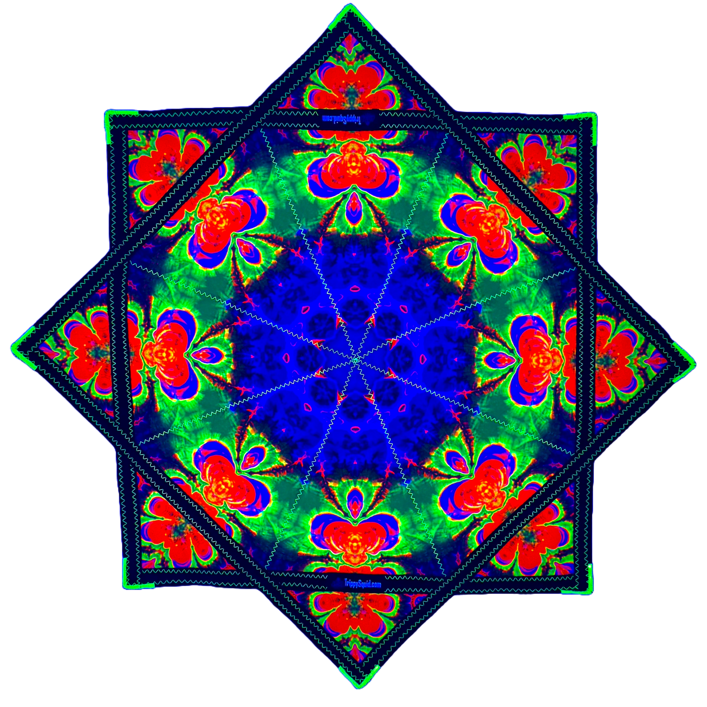 023 - Plasma Daisy - Trippy Wearz Collab Flowstar (UV-Reactive) 26"