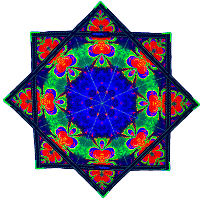 023 - Plasma Daisy - Trippy Wearz Collab Flowstar (UV-Reactive) 26"