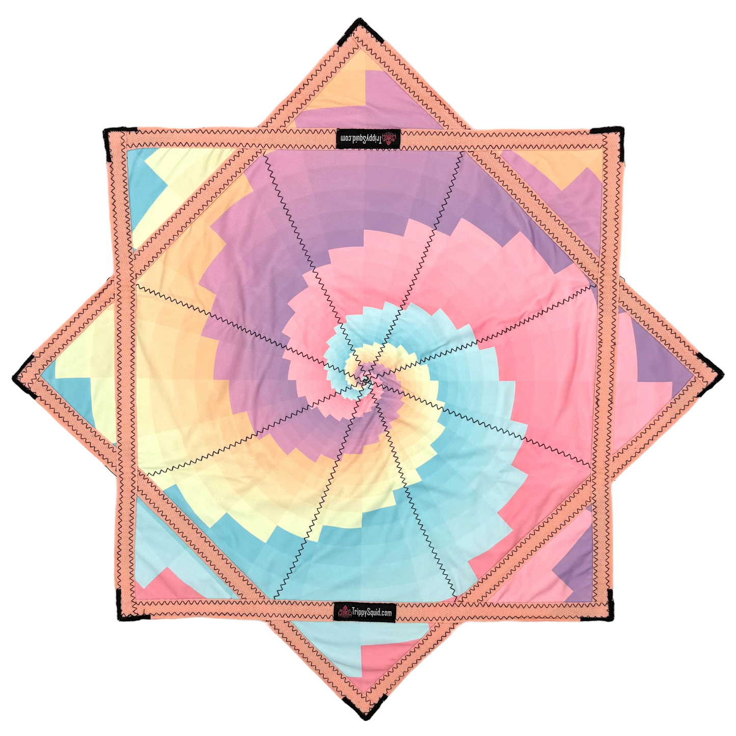 026 -Sherbet Spiral Pastel Flowstar (Non-UV) 26"