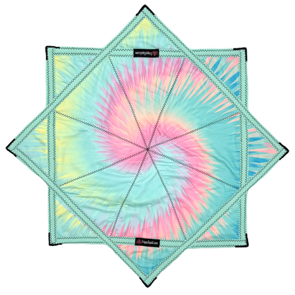 024 - Blue Spiral Pastel Flowstar (Non-UV) 26"