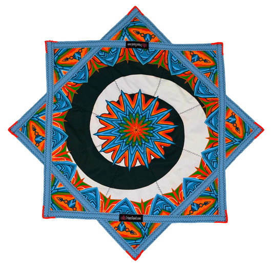 inkling.046 - Hypno Pumpkin Flowstar (UV-Reactive) 14"