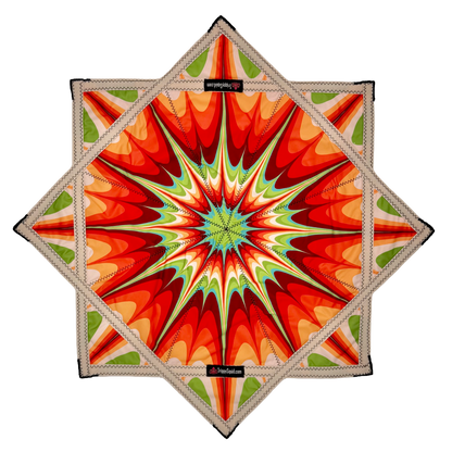 048.Hippie Tie Dye Flowstar (Non-UV) 26"