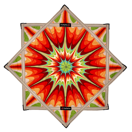 inkling.048 - Hippie Tie Dye Flowstar (Non-UV) 14"