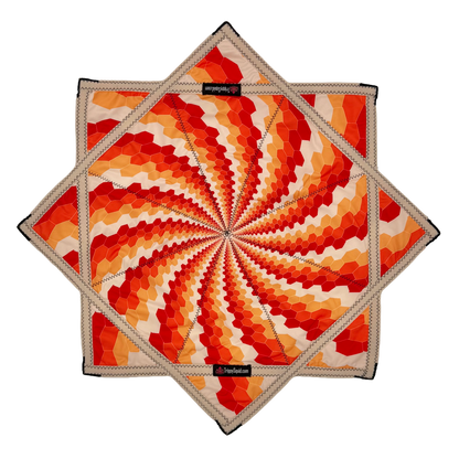 048.Hippie Tie Dye Flowstar (Non-UV) 26"