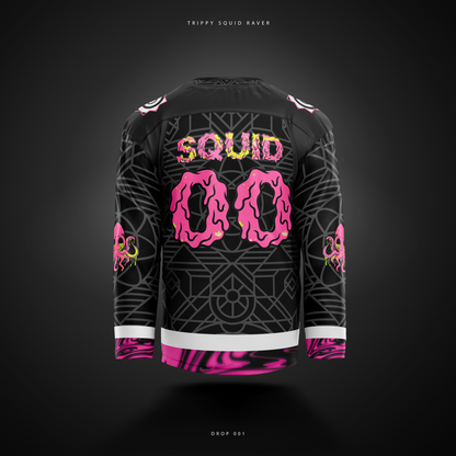 *COMING SOON* Drop 001 - Trippy Squid Hockey Jersey (Embroidered)