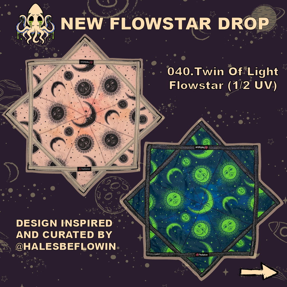 040.Mini - Twin Of Light Flowstar 24" (1 Side UV)