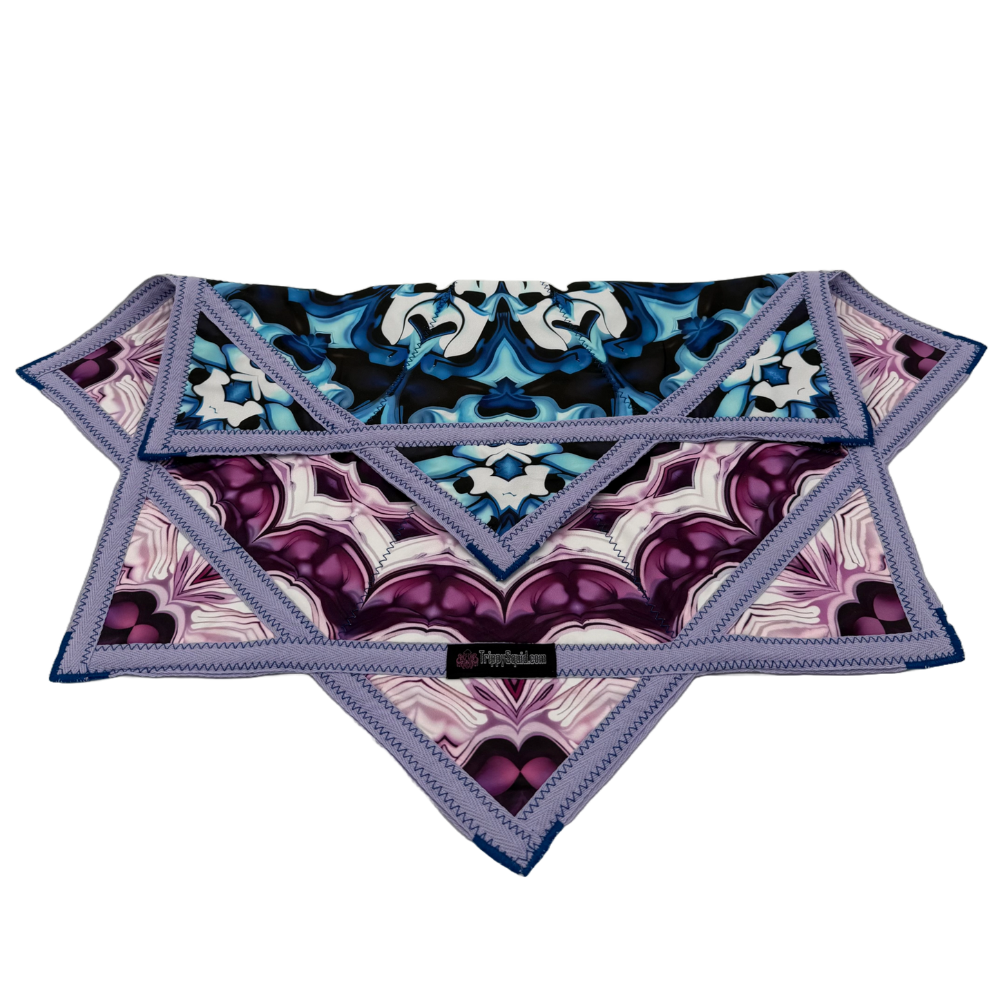 013 - Blue & Purple Flower Flowstar (Non-UV)